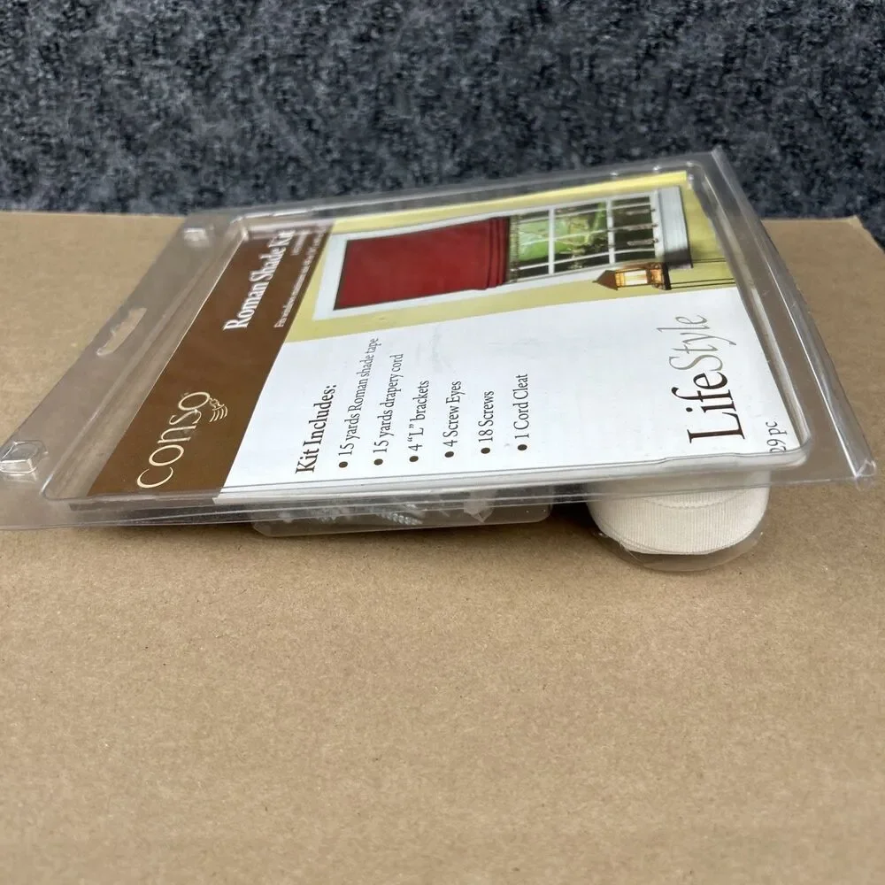 Conso Roman Shade Hardware Kit Window Home Decor Curtain  48